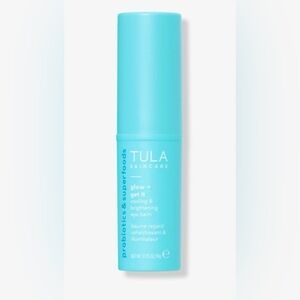 TULA SKINCARE glow+ get it Cooling & Brightening Eye Balm, 0.35 OZ, NWT